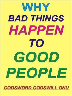 cover image of Why Bad Things Happen to Good People